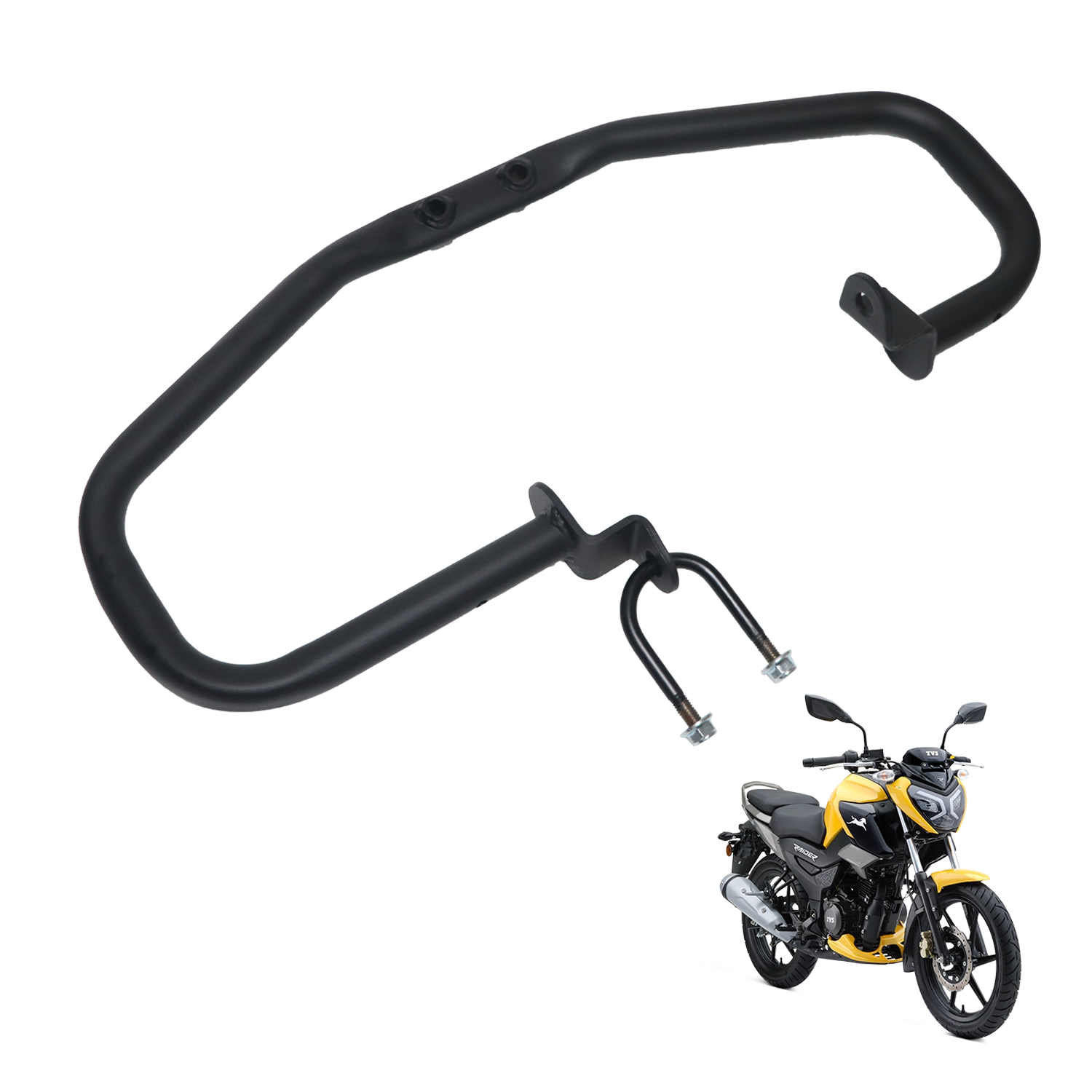 TVS Crash Guard Comp  Strong & Durable Protection for TVS Bikes